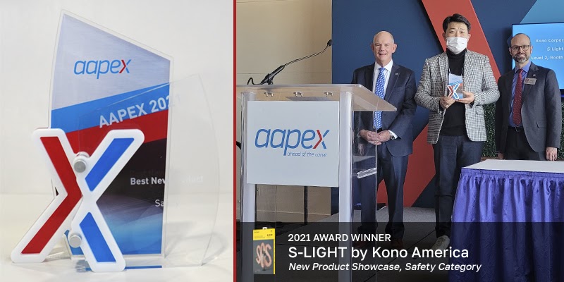 Kono-America's S-Light is getting AAPEX Award